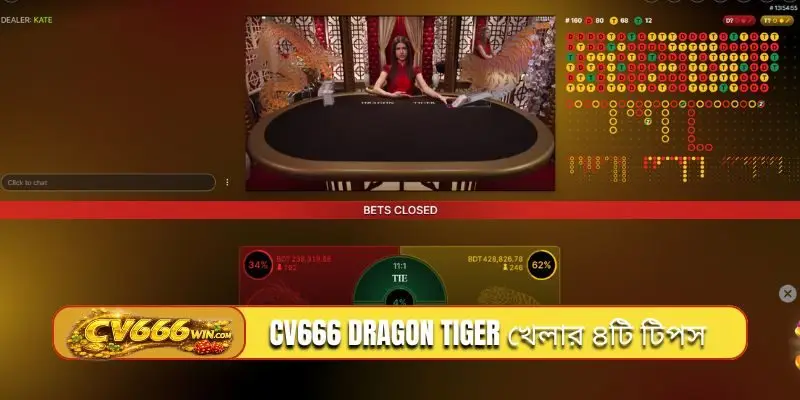 CV666 Dragon Tiger খেলার ৪টি টিপস