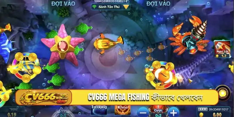 CV666 Mega Fishing কীভাবে খেলবেন